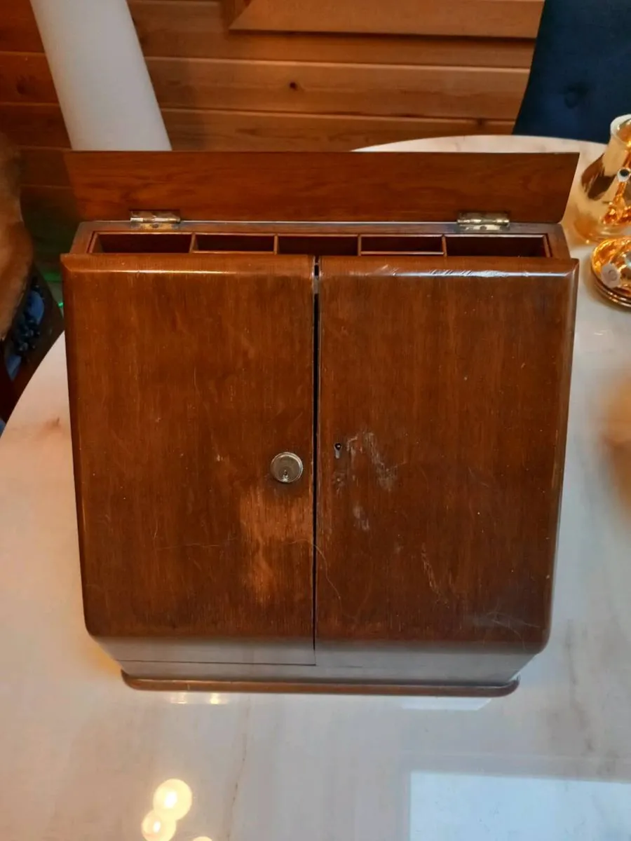 1840s antique Thomas Turner stationery cabinet D18 - Image 3