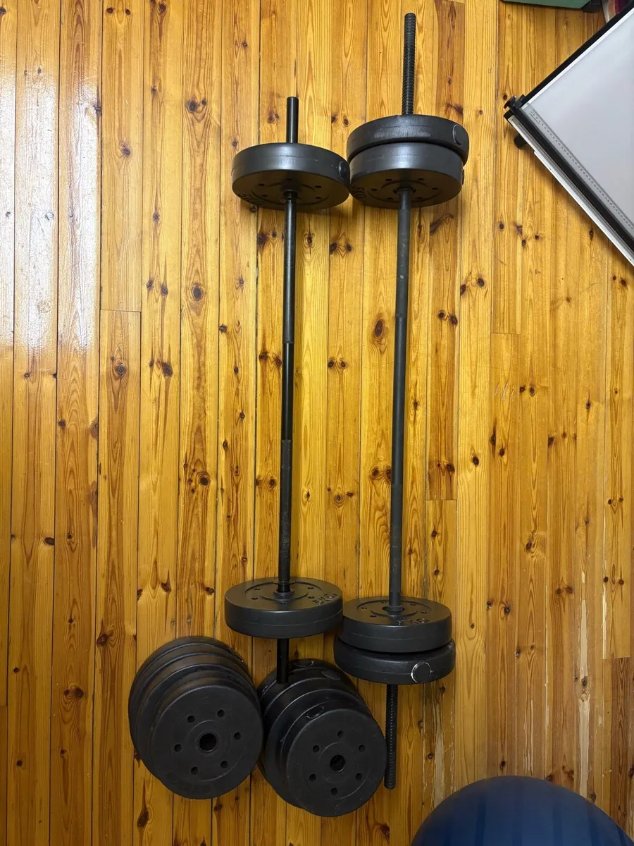 Home Gym Weights, Bars & Adjustable Bench - Image 1