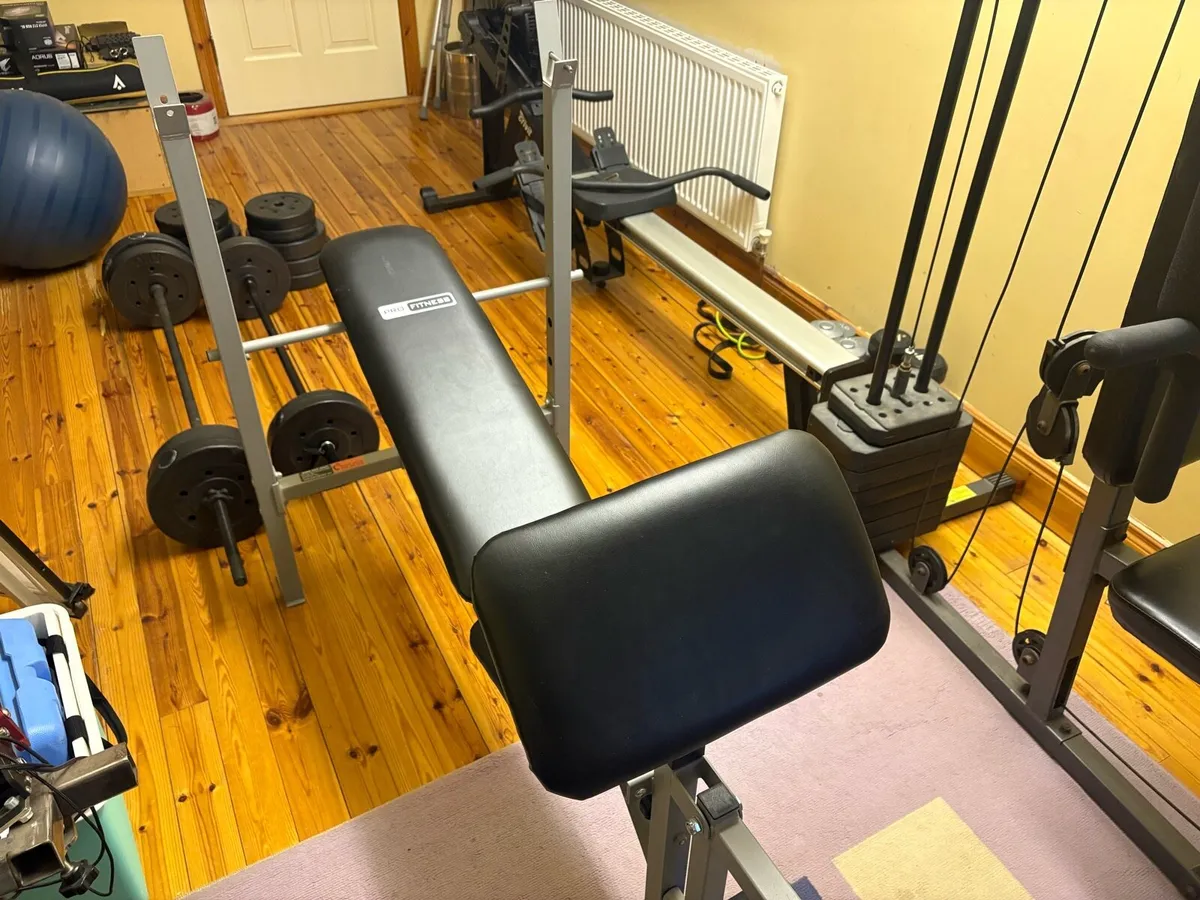 Home Gym Weights, Bars & Adjustable Bench - Image 4