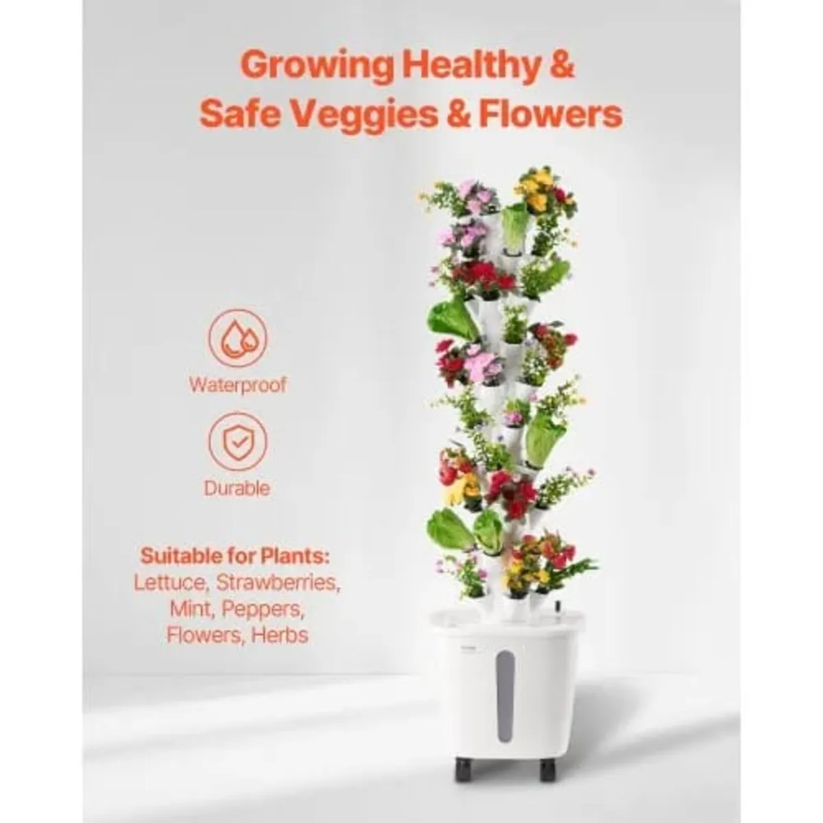 Hydroponic Growing System, 50 Pods Vertical 10 Tie - Image 3