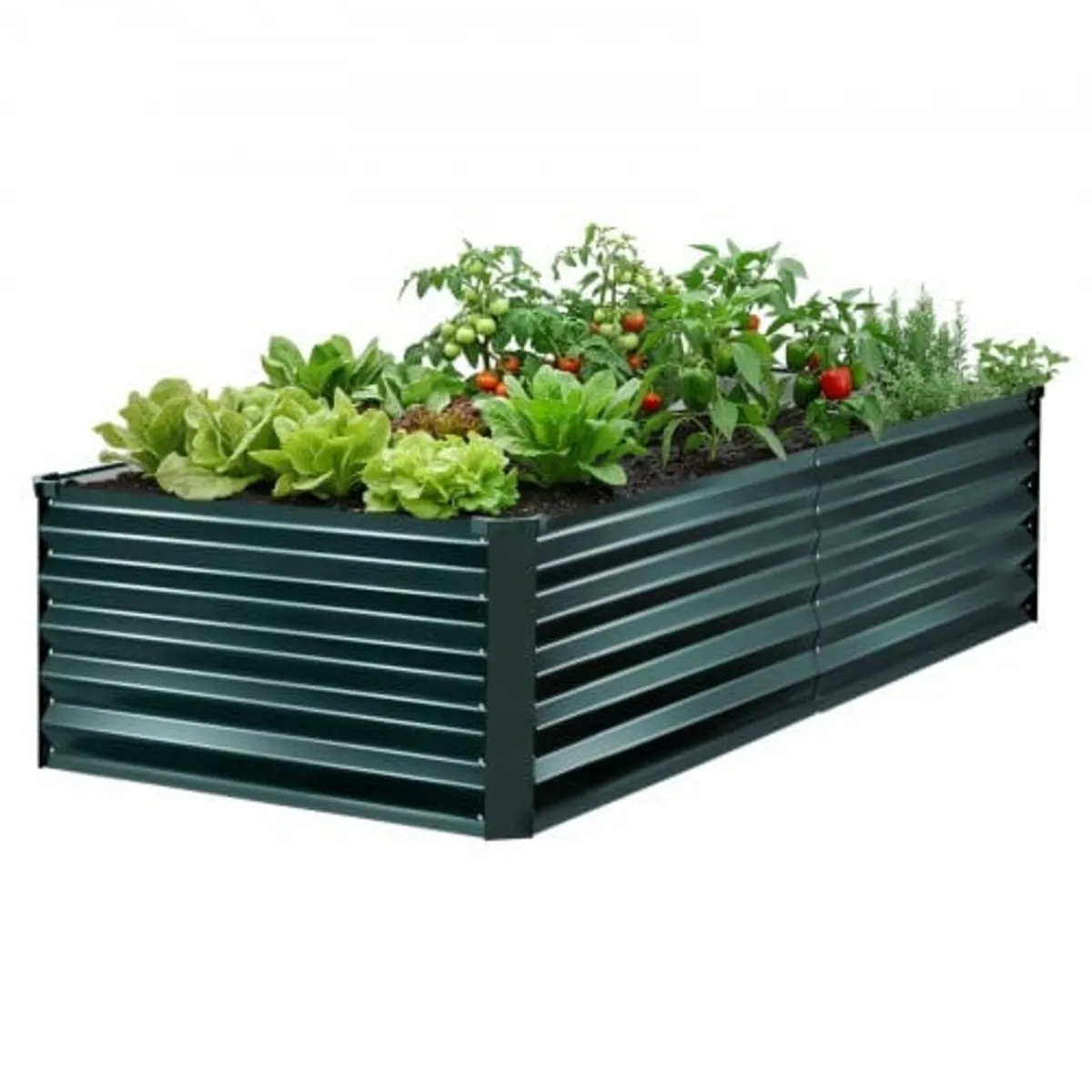 Galvanized Raised Garden Bed, 2030 x 1020 x 460 mm - Image 1