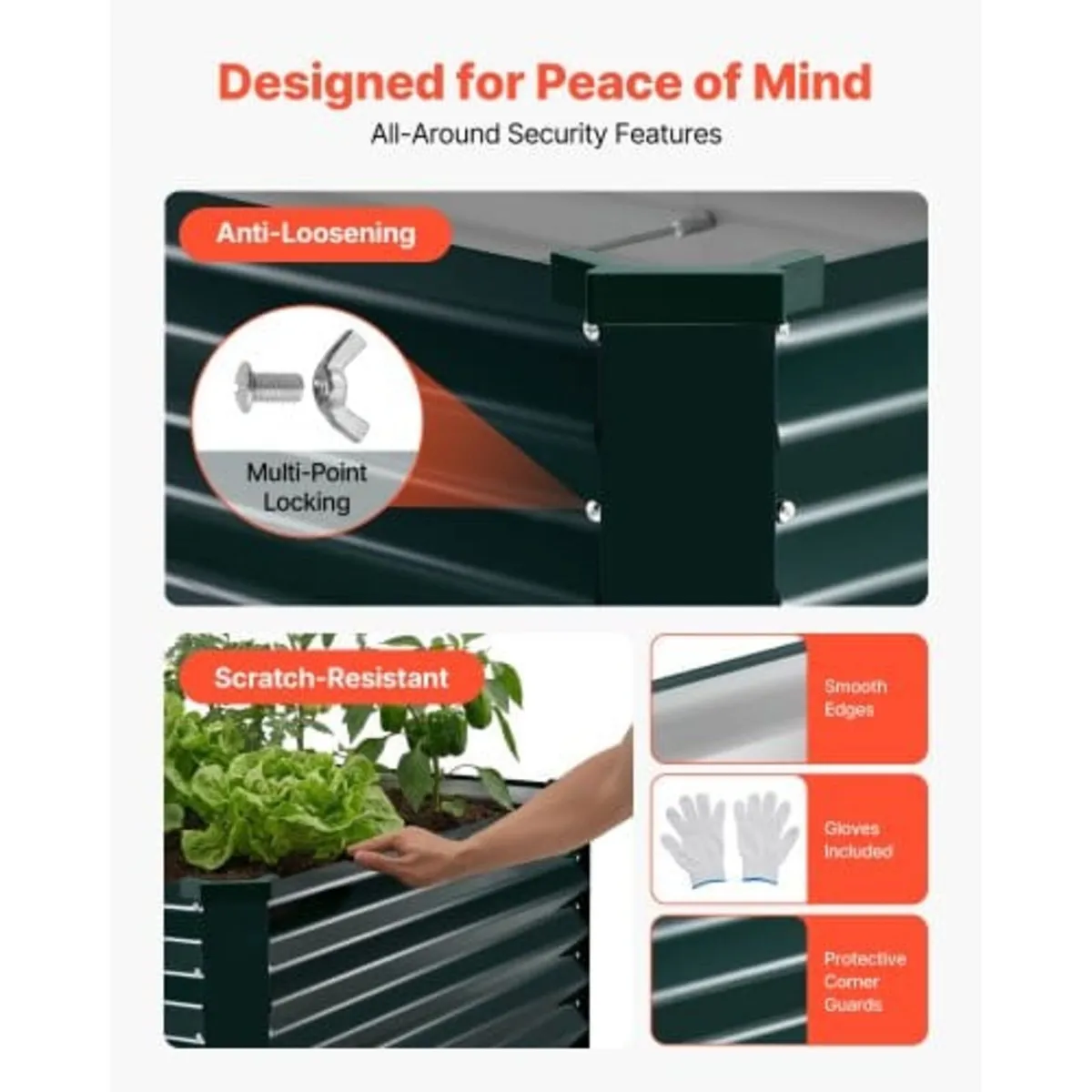 Galvanized Raised Garden Bed, 2030 x 1020 x 460 mm - Image 4