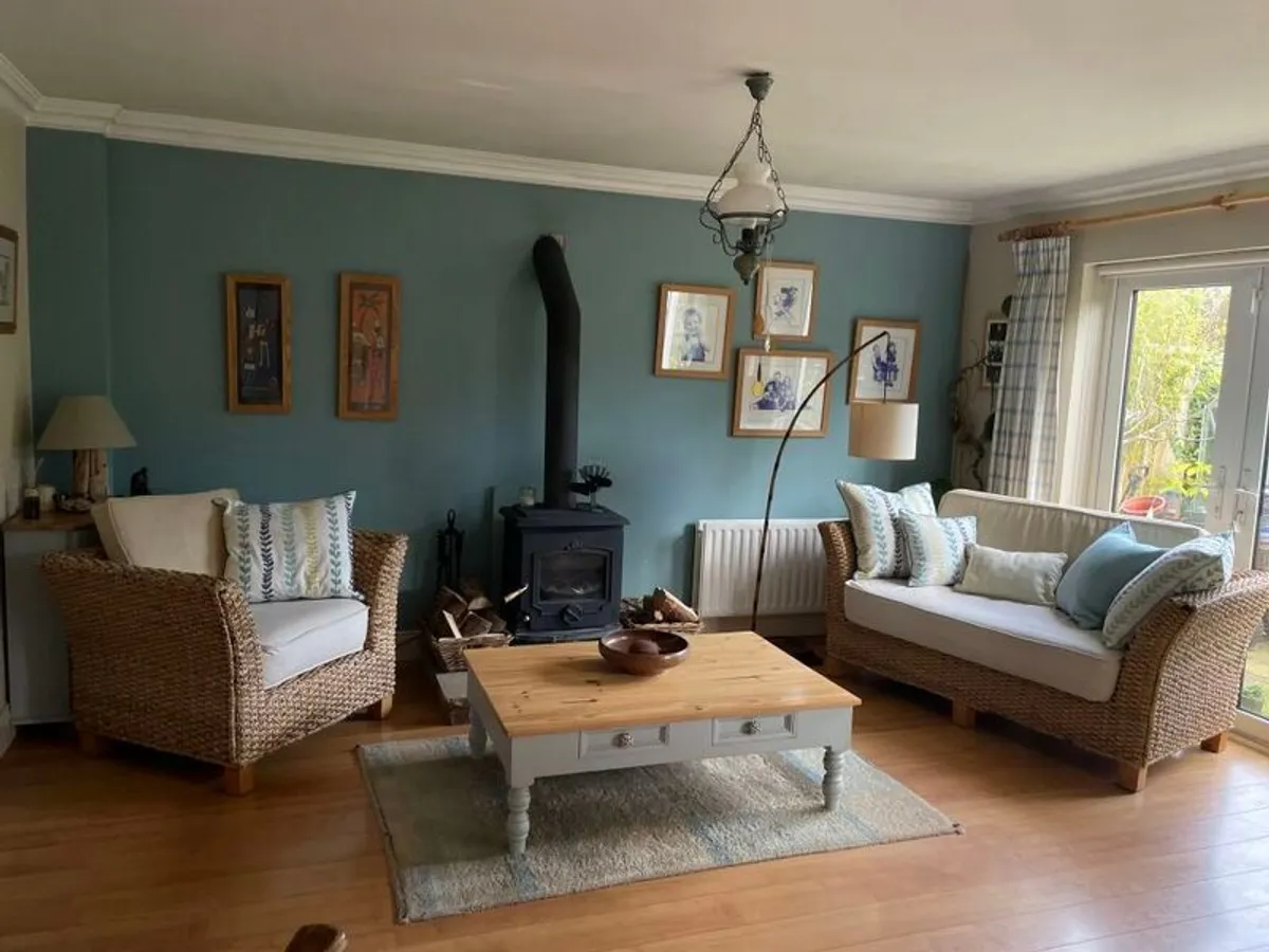 two seater couch and chair - Image 1