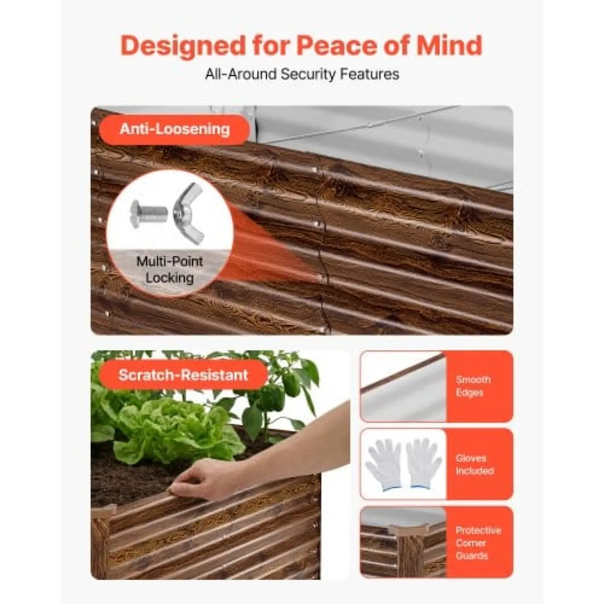 Galvanized Raised Garden Bed, 240 x 120 x 62 cm, R - Image 4