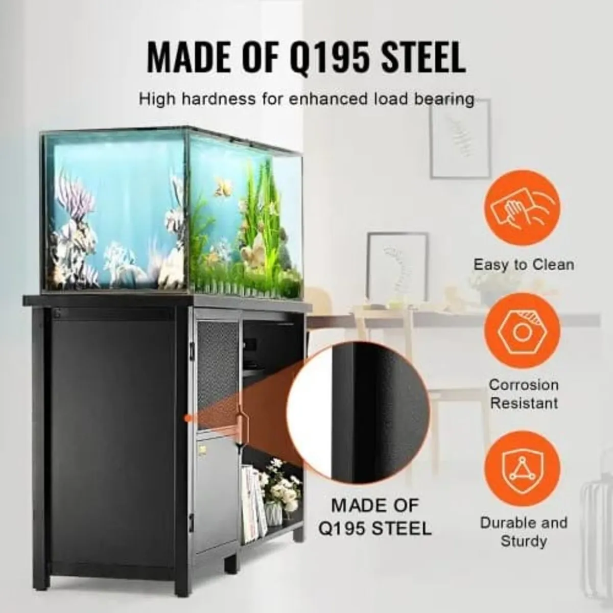 Aquarium Stand, 75 Gallon Fish Tank Stand, 52 x 19 - Image 3