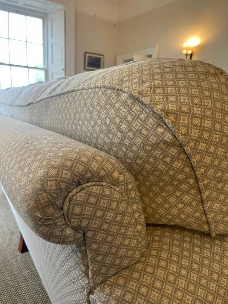 Large couch recently reupholstered - Image 2