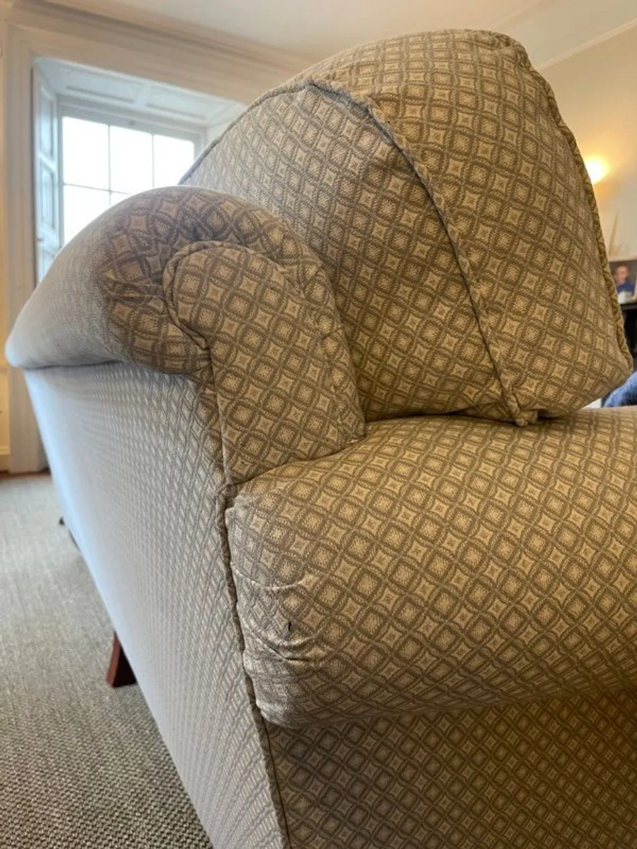 Large couch recently reupholstered - Image 3