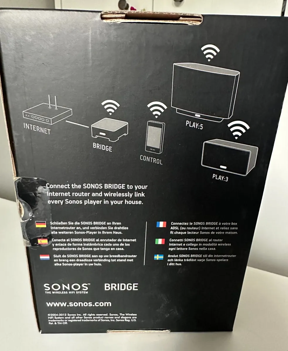 Sonos Bridge NEW Boxed V.3.8 - Image 2
