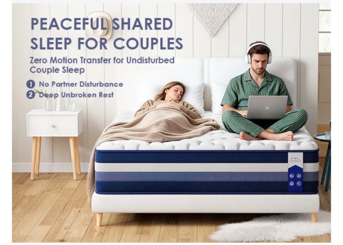King Size Mattress | 11 Inch Memory Foam & Pocket - Image 2