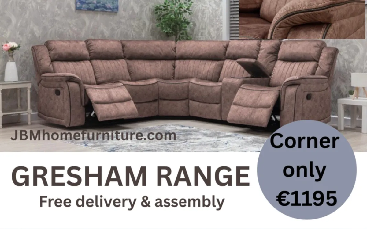New grey sofa