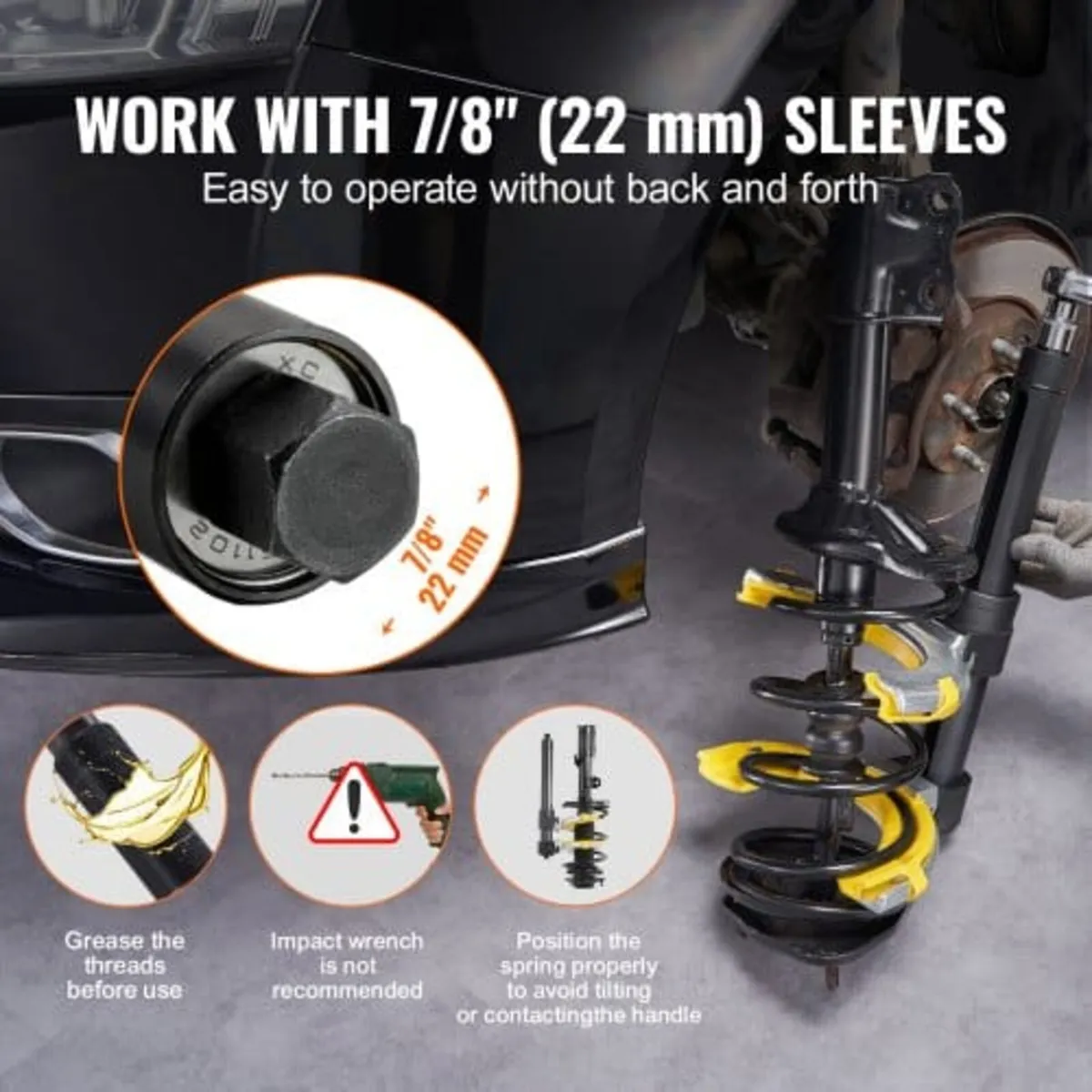 Strut Spring Compressor Set, Macpherson Strut Spri - Image 3