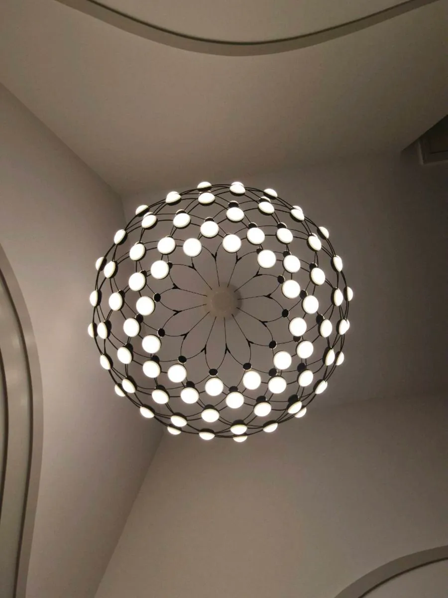 Authentic Luceplan Mesh Pendant Light Francisco Go - Image 4