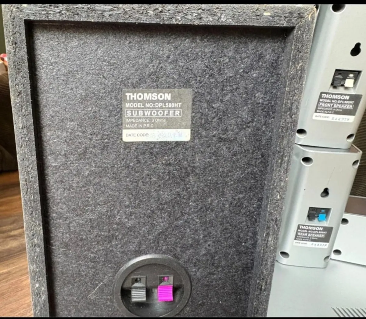 Thomson DPL580HT 5.1 surround sound audio setup - Image 3