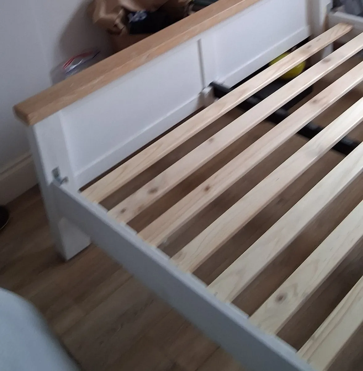 Wooden bed frame (King size) - Image 2