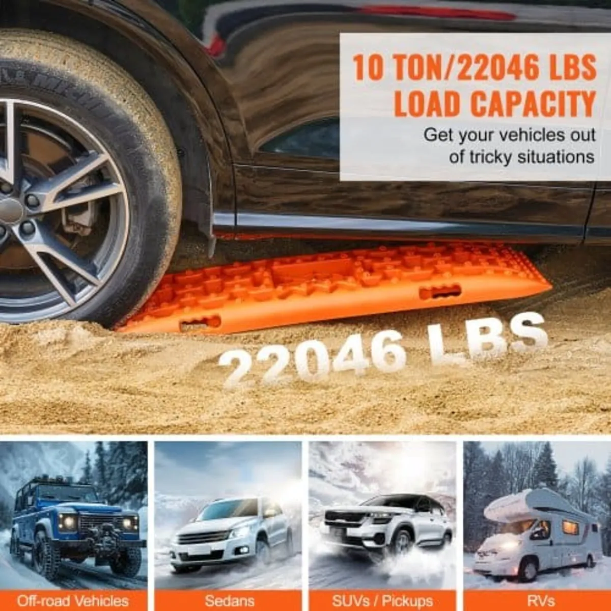 10 TON Traction Boards with PP Material, Recovery - Image 3