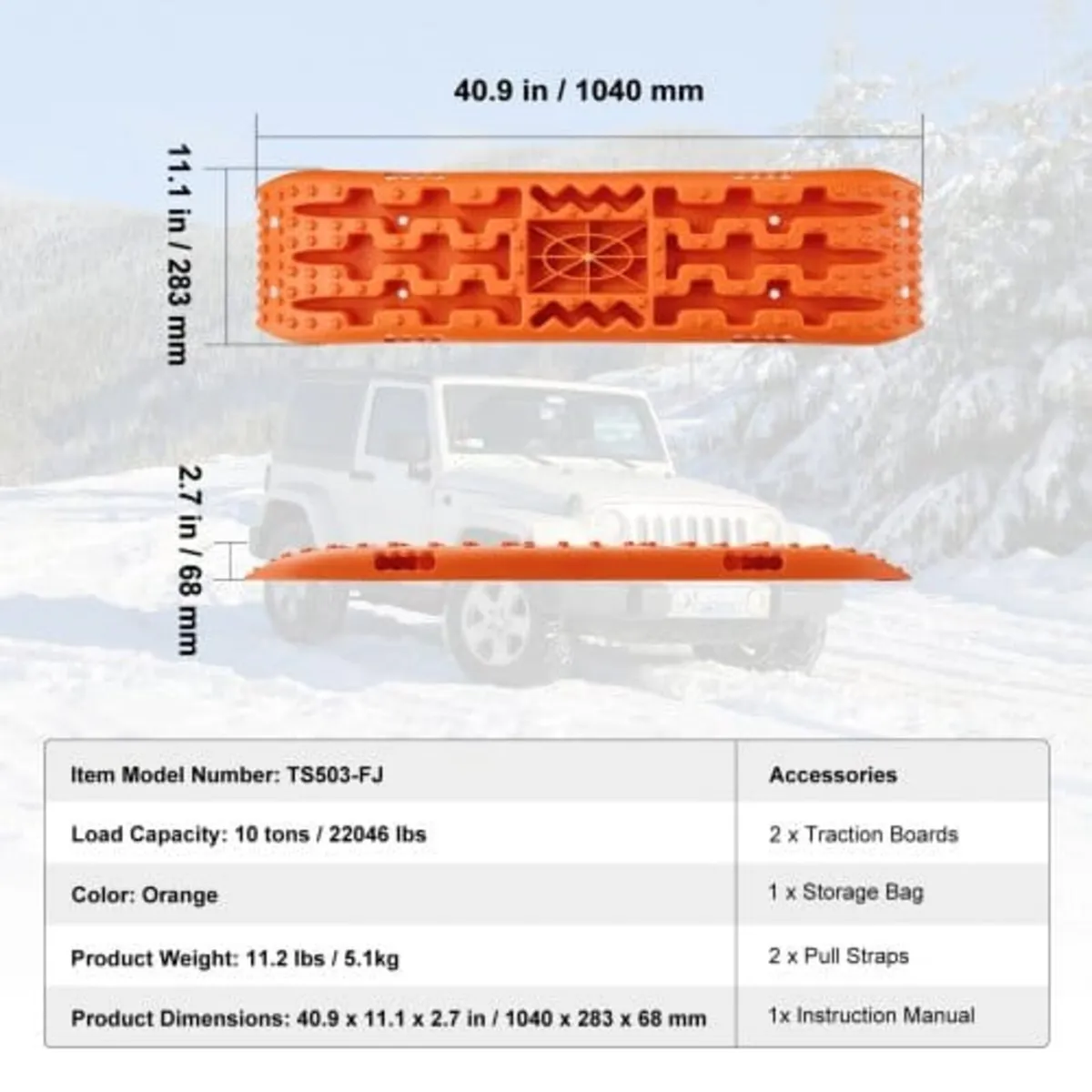 10 TON Traction Boards with PP Material, Recovery - Image 4