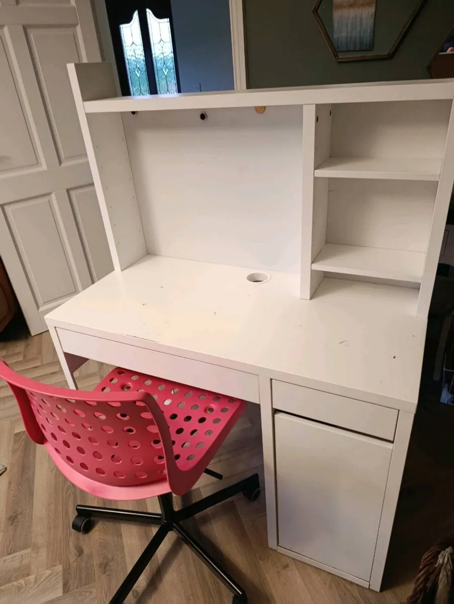 Desk and chair