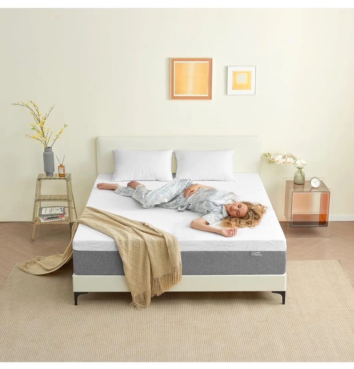 20cm King Mattress with Memory Foam and Anti-mite, - Image 2