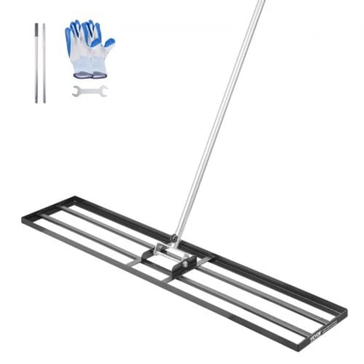 Lawn Leveling Rake, Lawn Leveler with 83.9 in Hand - Image 1