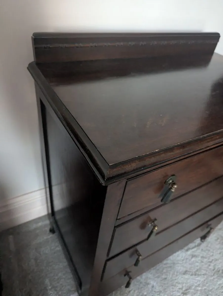 Antique Mahogany Chest of Drawers - Image 2
