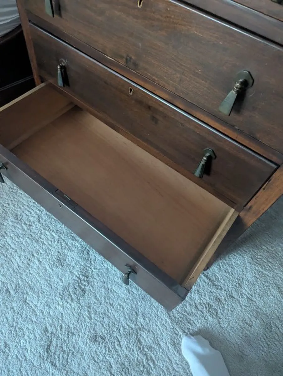 Antique Mahogany Chest of Drawers - Image 3
