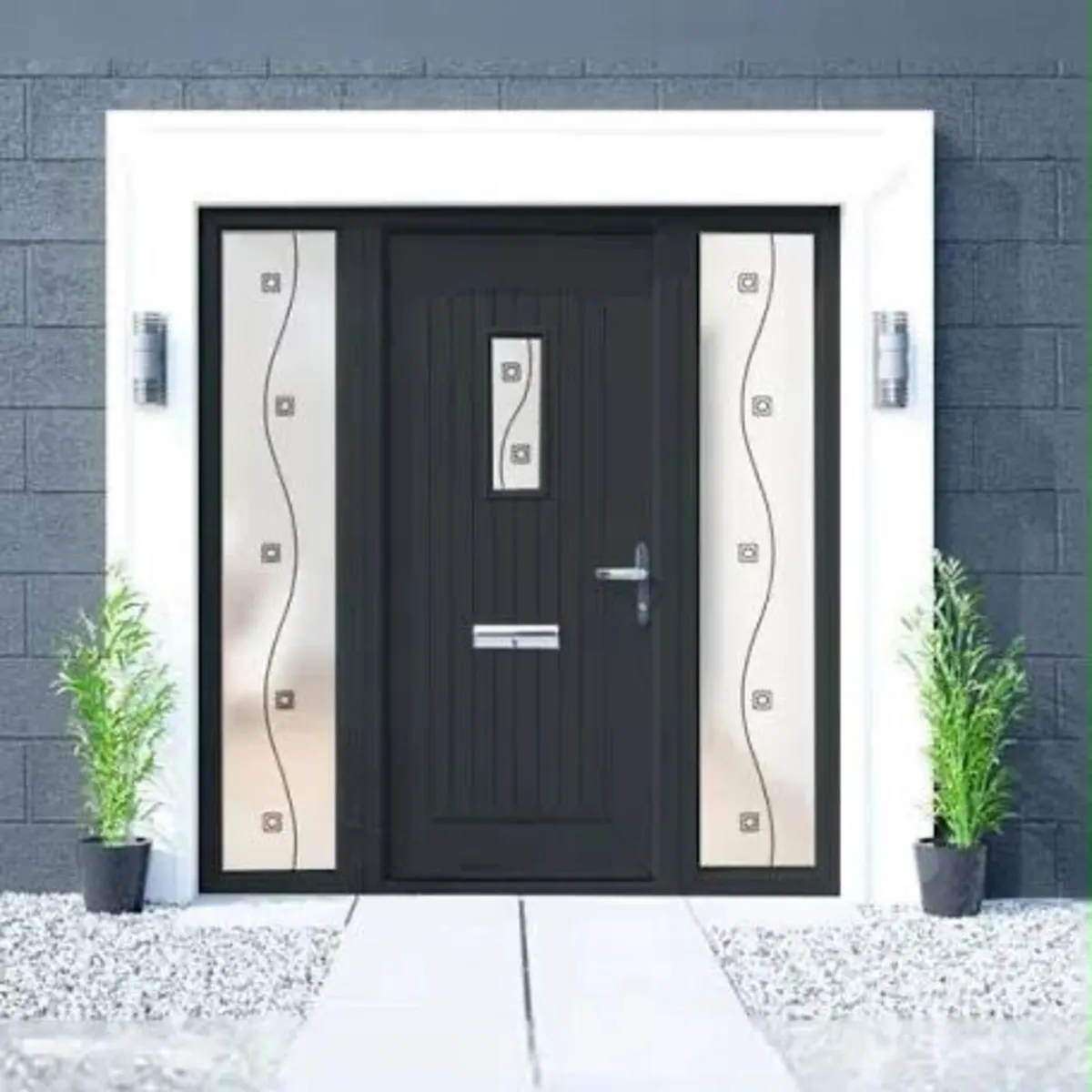 Composite doors 2100mm by 900mm - Image 4