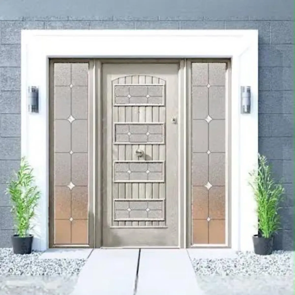 Composite doors 2100mm by 900mm - Image 1