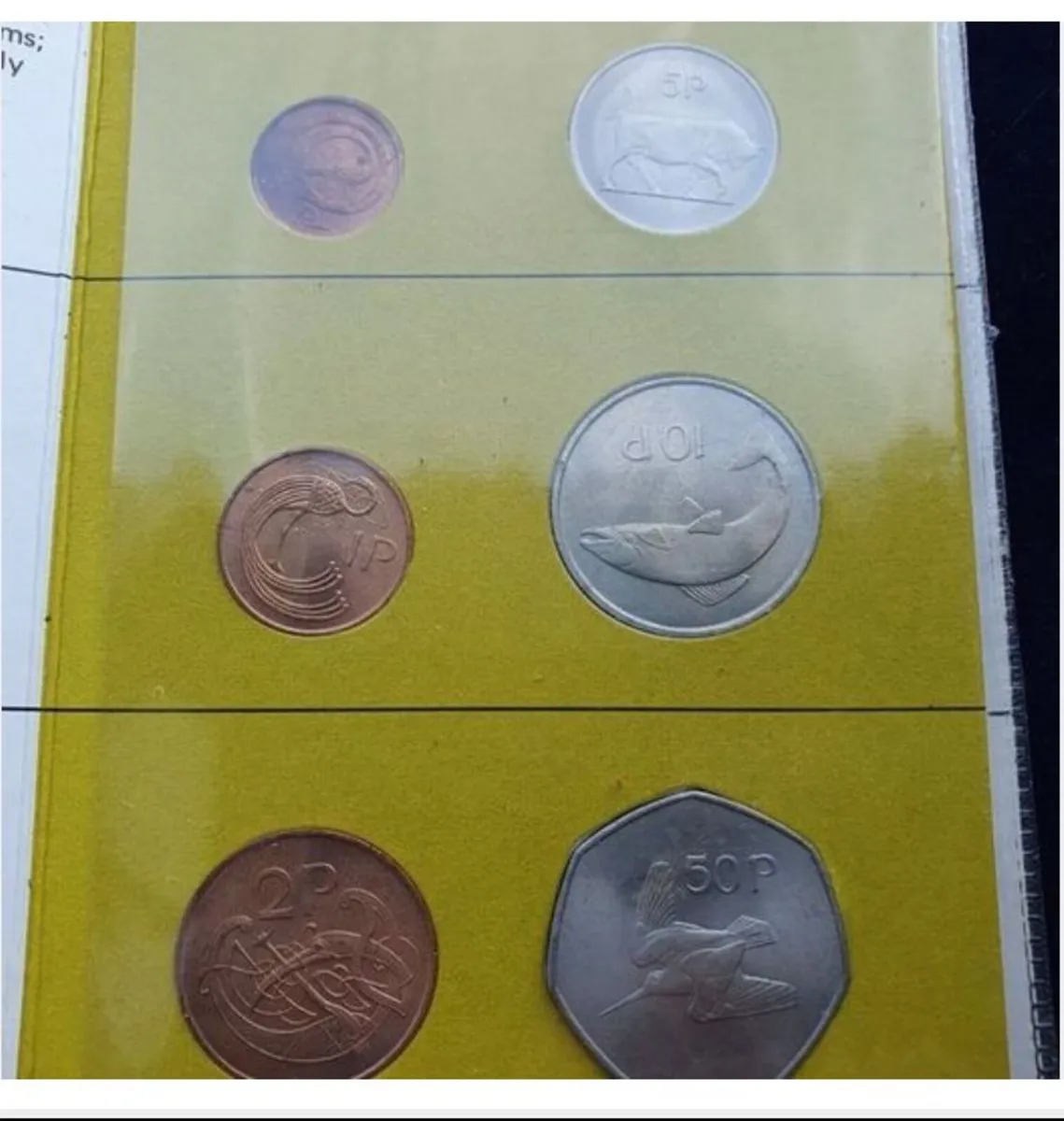 6 Irish Decimal Coins, Uncirculated - Image 3