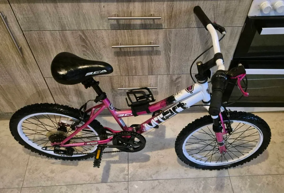 MT20 GIRLS MOUNTAIN BIKE  WHEELS SIZE: 20 INCHES, - Image 3