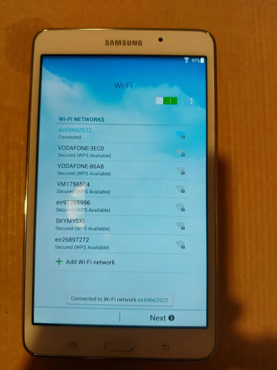 Samsung Galaxy Tab, 7 inch, 8GB, Model SM-T210 - Image 4