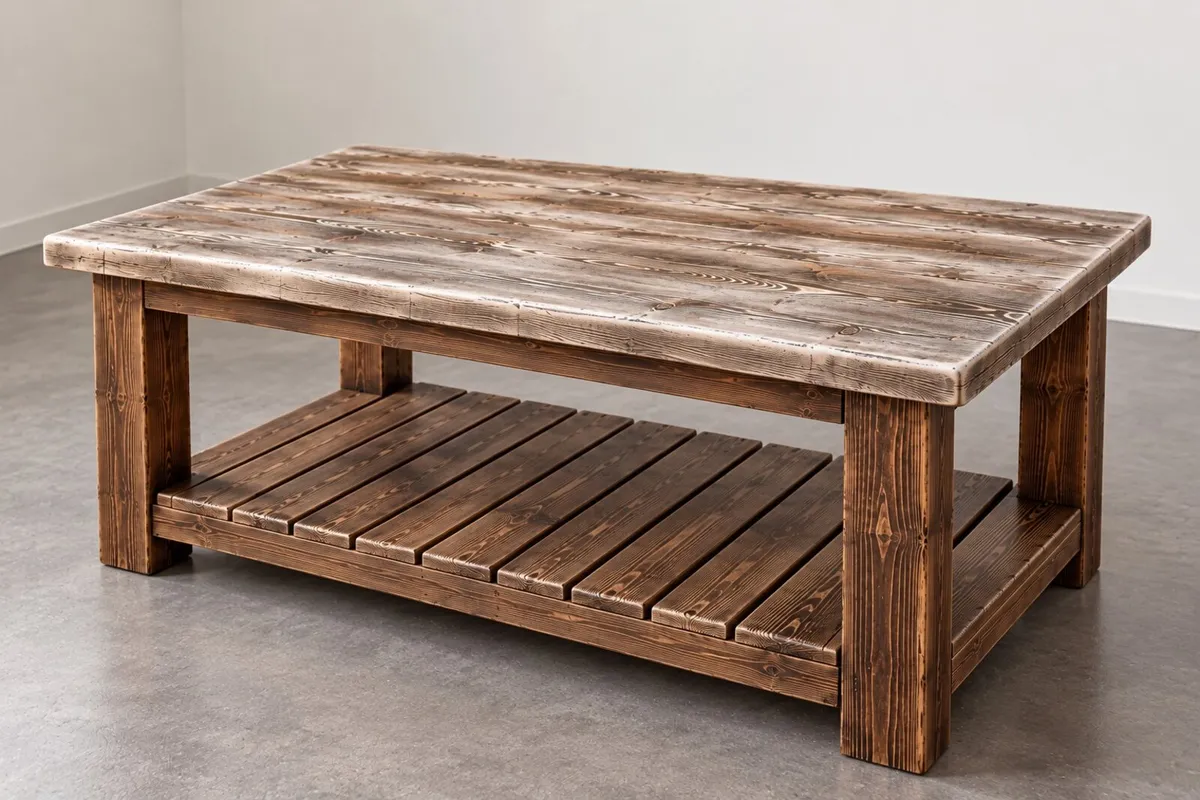19th Century Mexican Inspired Coffee Table - Image 1