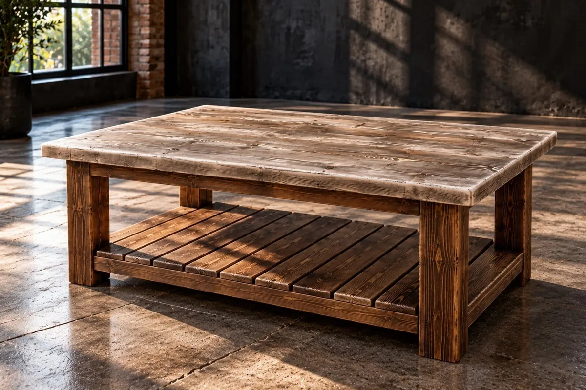 19th Century Mexican Inspired Coffee Table - Image 3