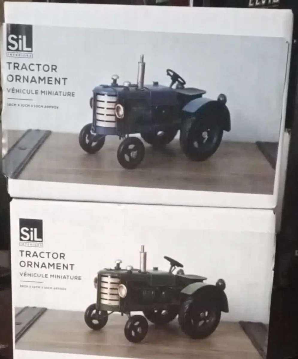 VINTAGE  TIN BIG BOYS tractors models .. - Image 1