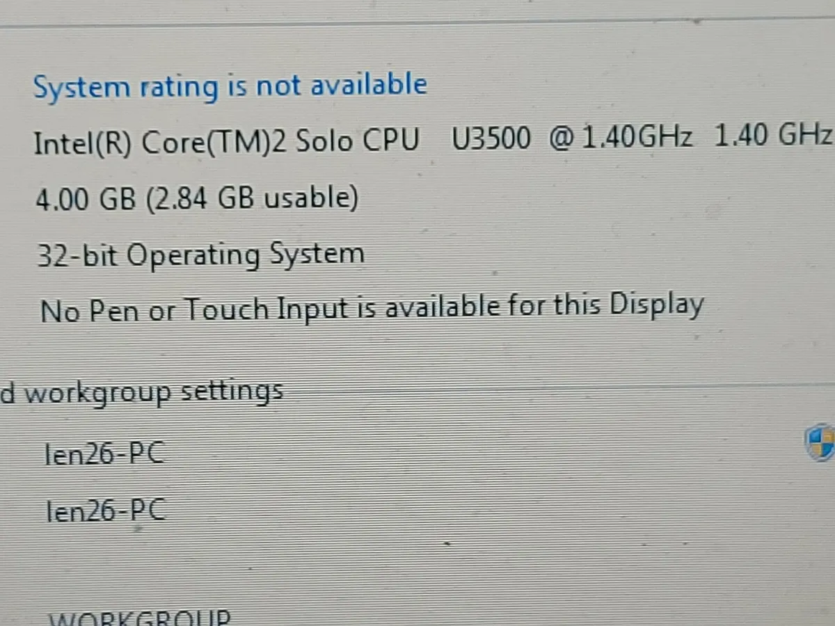 Lenovo Ideapad U350 Laptop, 4GB Ram, 230GB SSD Win - Image 4