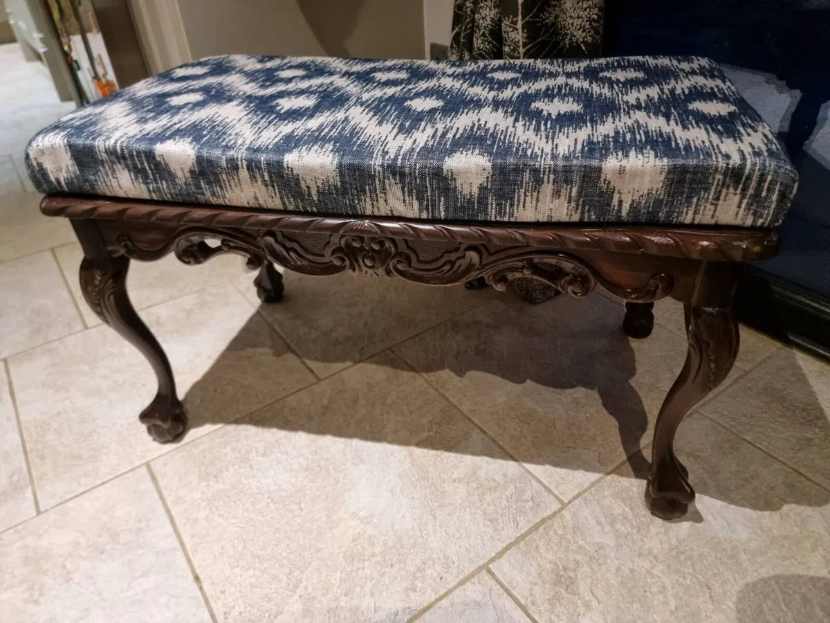 Stunning Carved Wooden Bench...€295 - Image 2