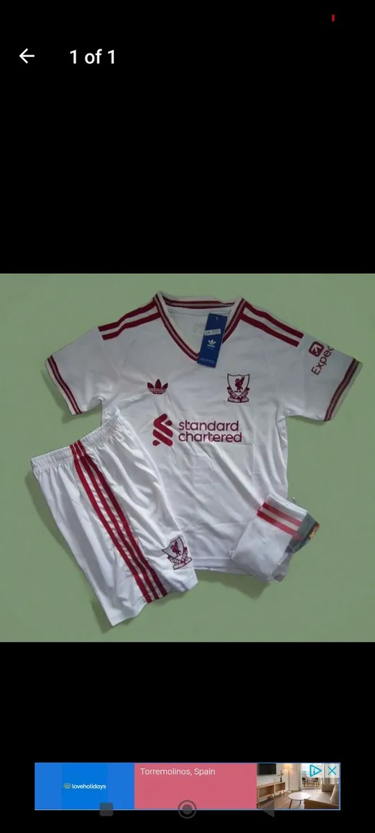 LIVERPOOL 26/27 (AWAY ) JERSEY ,8/9, 10/11, 12/13