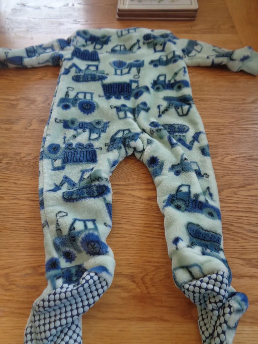 Dunnes All in One Fleece Sleepsuit for Sale - Image 1