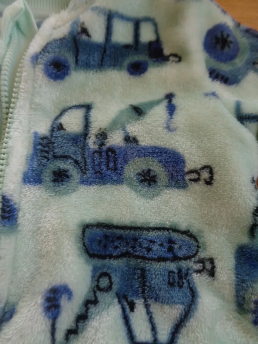 Dunnes All in One Fleece Sleepsuit for Sale - Image 3