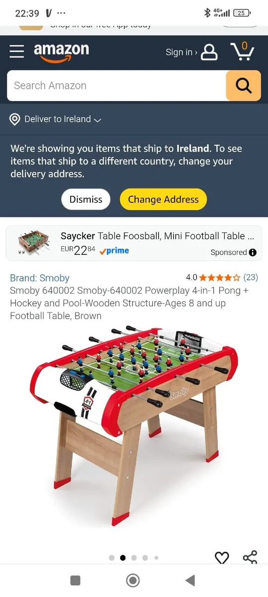 Smoby 4 in 1 kids games table - Image 1