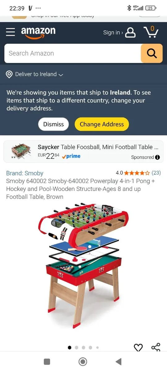 Smoby 4 in 1 kids games table - Image 2