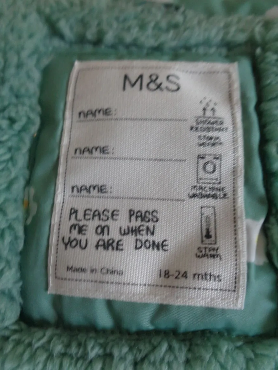 M&S Girls Shell Padded Gillet for Sale Girls Shell - Image 4