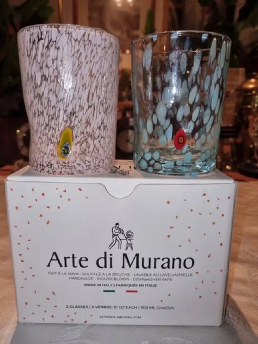 Two Murano Glasses by Alessandro Coppola - Image 2