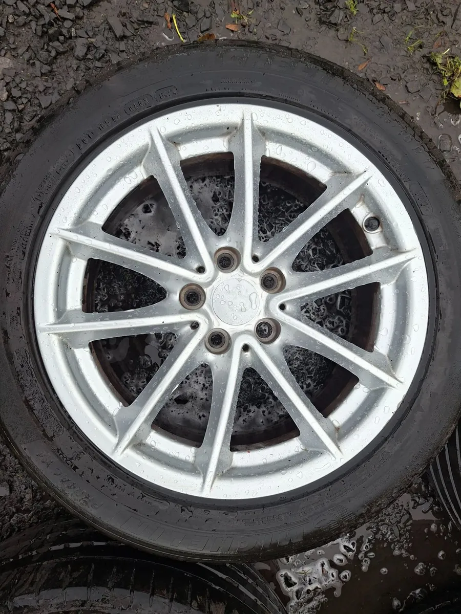 17" 5x112 Alloys with tyres - Image 2