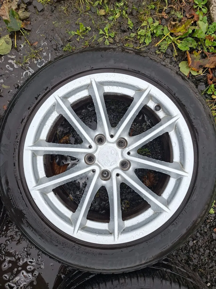 17" 5x112 Alloys with tyres - Image 3