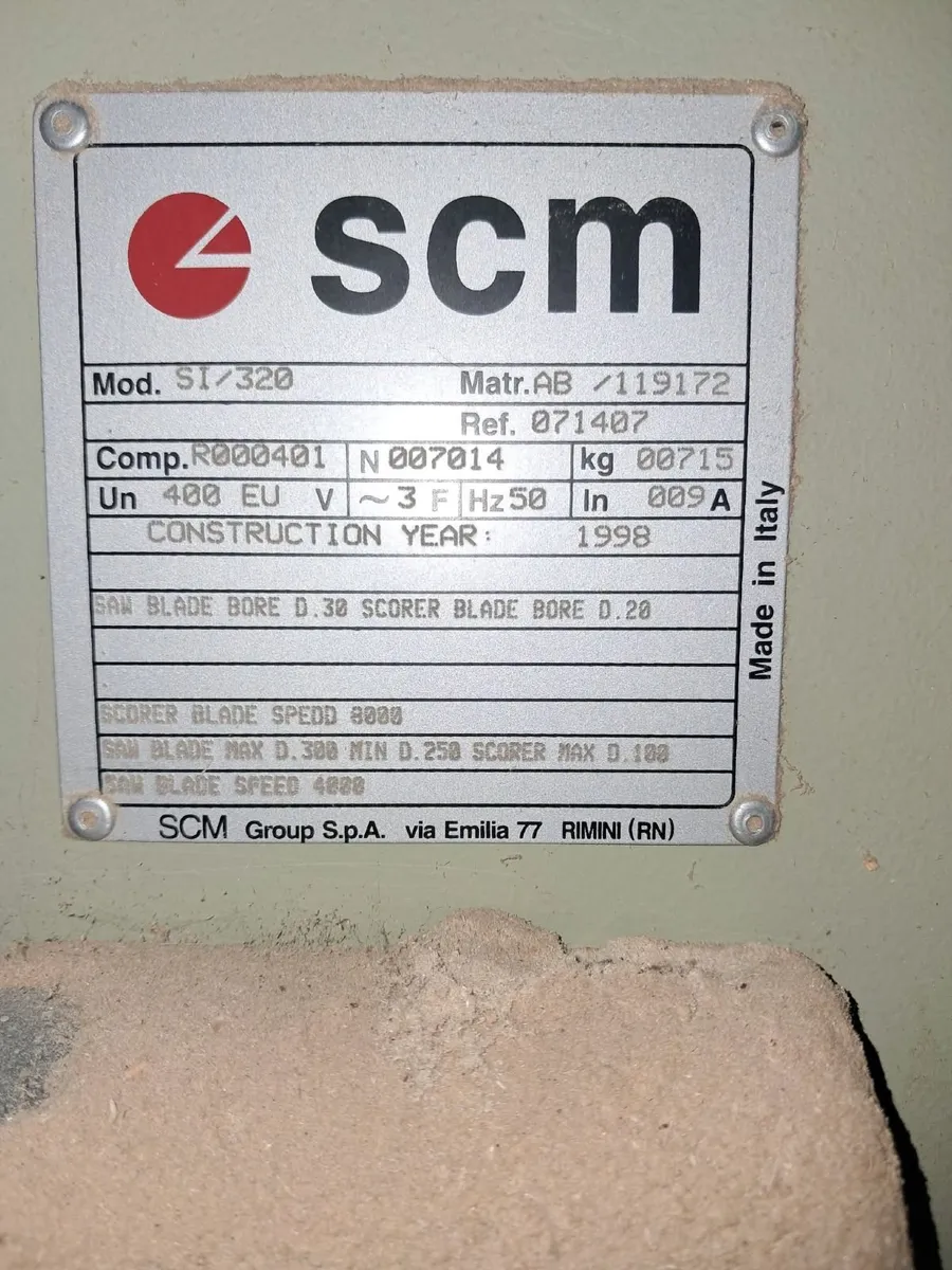 SCMI320 Sliding table saw (3 phase) - Image 4