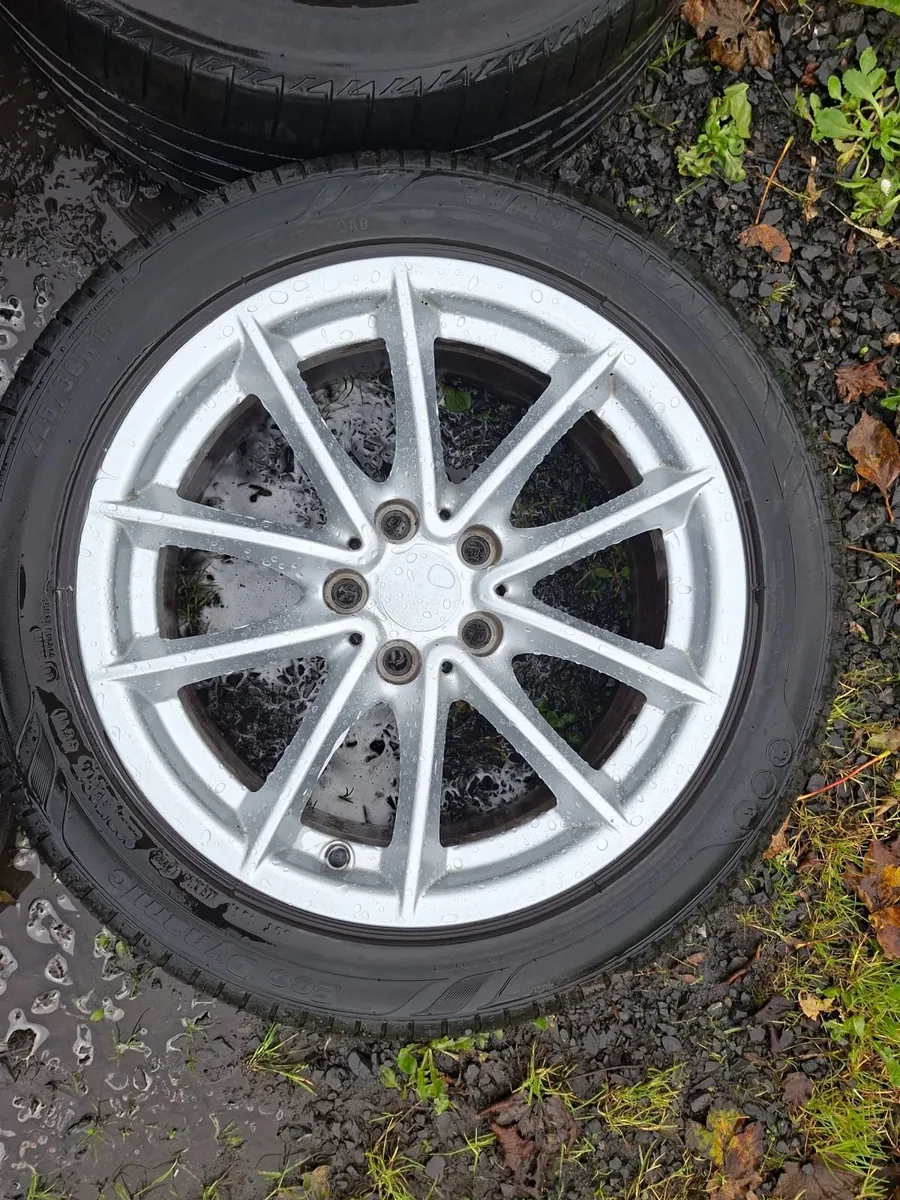 17" 5x112 Alloys with tyres - Image 4