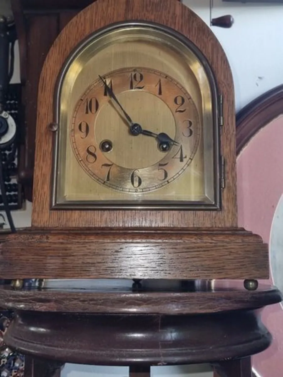 Antique German Junghans mantel (or shelf) clock - Image 1