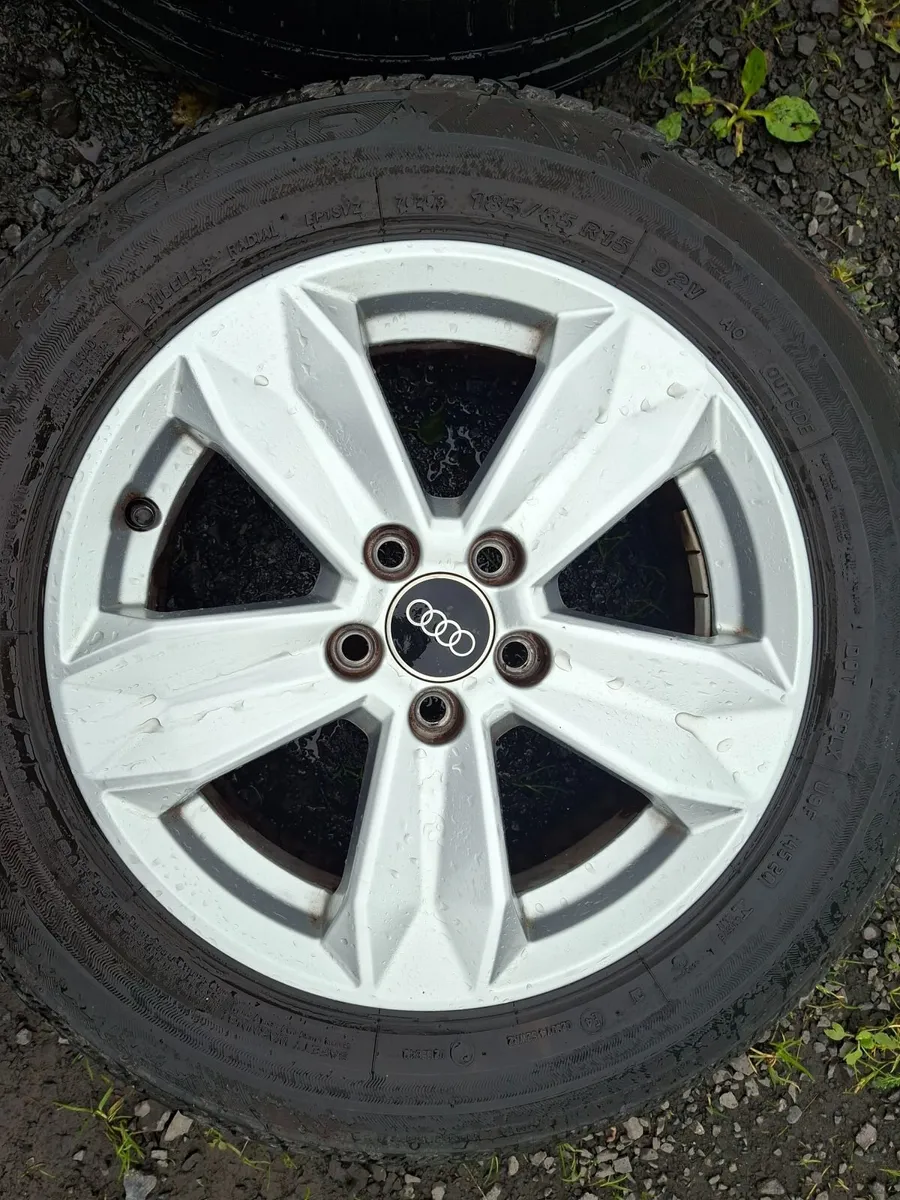 15" A1 , Polo,  Ibiza,  Fabia Alloys with tyres - Image 3