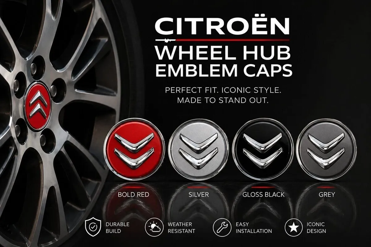 Citroen Centre Caps - FREE POST - Image 1