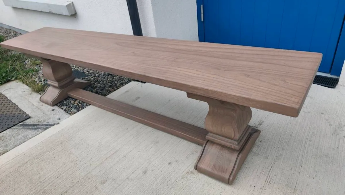 Dining Bench 200cm Vintage Ash Monastery - Image 2